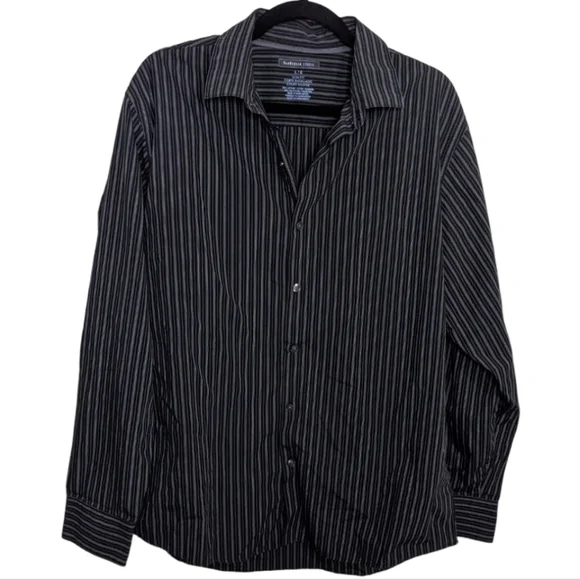Van Heusen | Shirts | Van Heusen Studio Slim Fit Striped Button Down Shirt  L | Poshmark